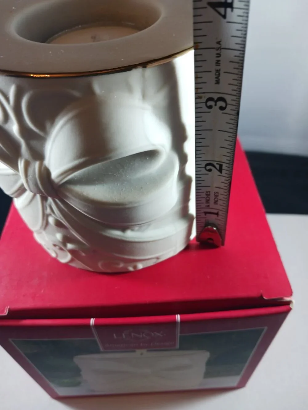 Lenox Radiant Light Bow Votive 3.25